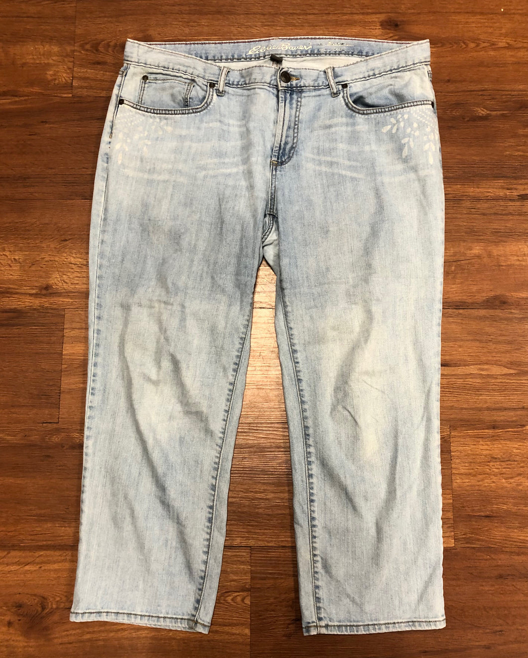 Size 16 Eddie Bauer crop jeans