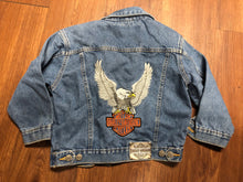 Load image into Gallery viewer, 6 Harley Davidson Jacket, Denim jacket