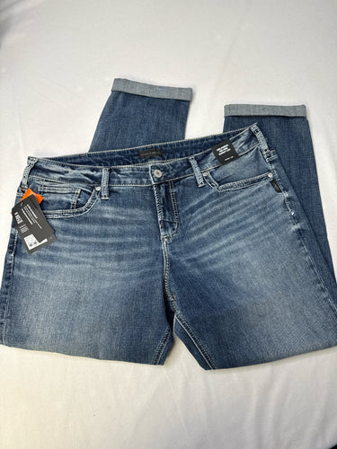 Womens silver 16 Jeans NWT