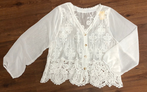 Size L long sleeve blouse