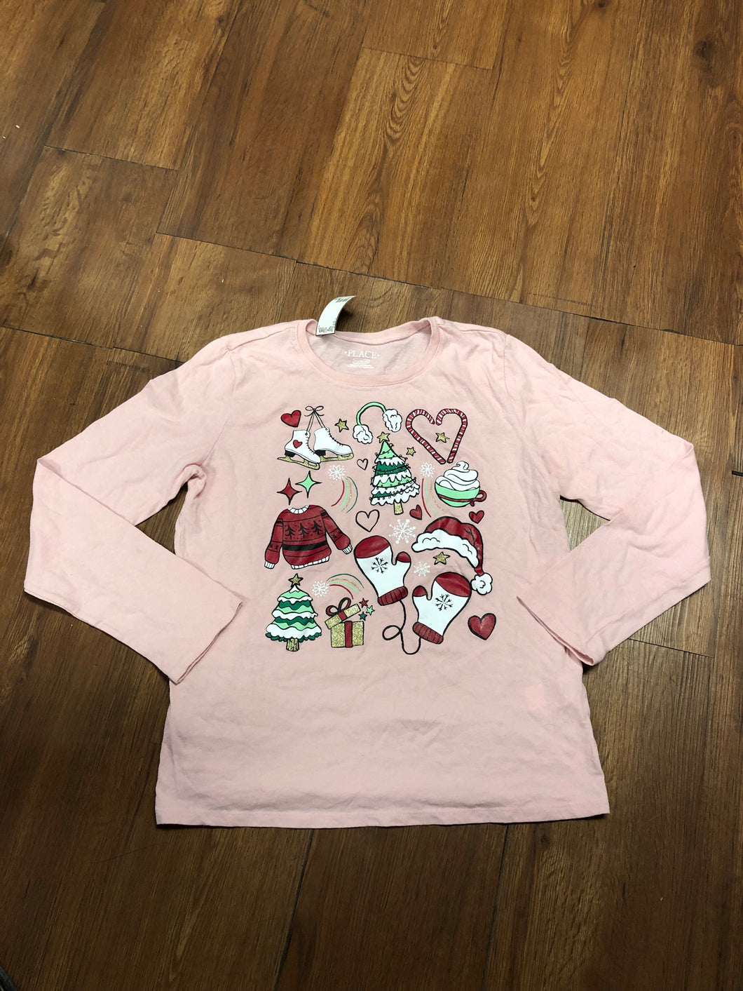 Girl's Size 14 TCP Christmas Long Sleeve Shirt