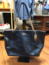 Load image into Gallery viewer, Coach Purse - Ava Metallic Leather Shoulder Bag Tote Purse