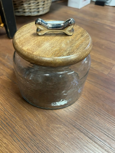 Dog treat jar. Home decor