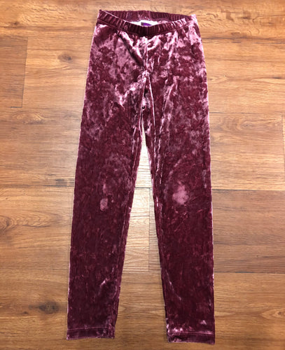 size 8 girls Cat & Jack velour leggings