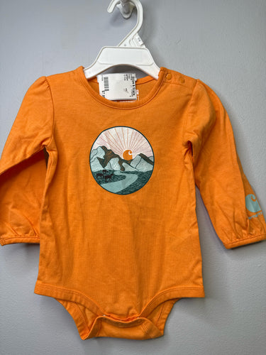 Girls 12mos carhartt Onesy