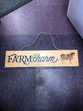 Load image into Gallery viewer, Farm charm sign home decor