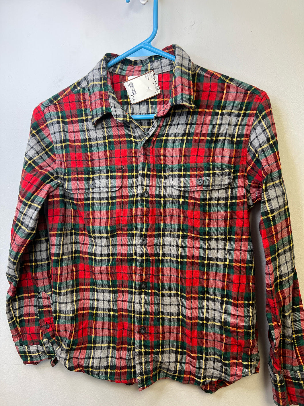 boys 10/12 old navy flannel