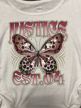 Load image into Gallery viewer, girls 7/8 Justice Shirt