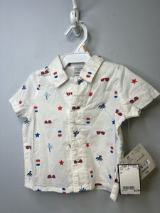 3M bnwt red white blue shirt