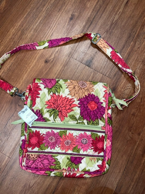 Vera Bradley Julia Crossbody Handbagm Hello Dahlia pattern