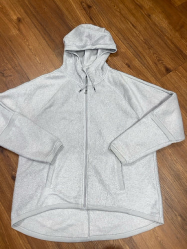 Size XL Nike full zip hooded fleece, tunic length