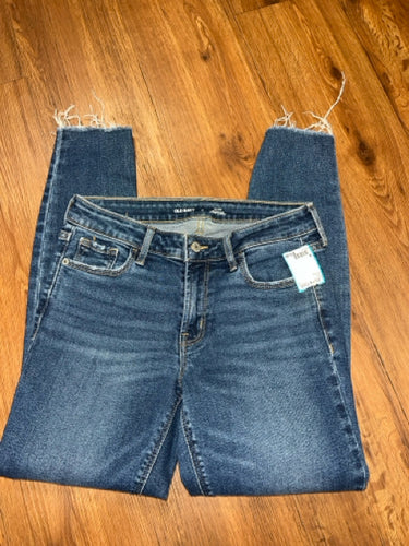 Size 4 old navy midrise rockstar super skinny Jeans