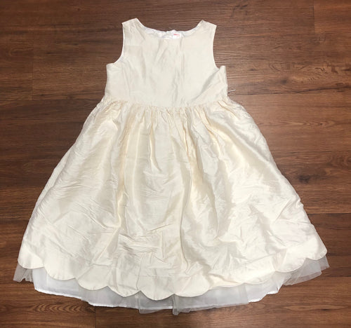 Girls 12 Gymboree Dress, scalloped bottom