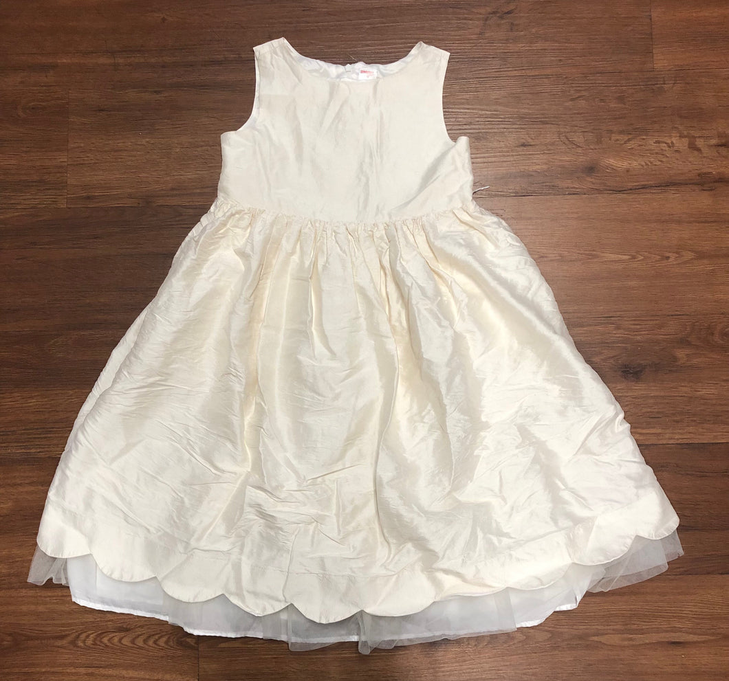 Girls 12 Gymboree Dress, scalloped bottom