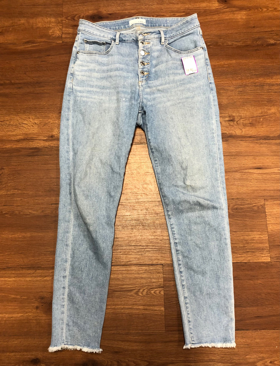 womens Size 8 Loft Jeans, 5 button front