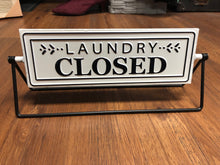 Load image into Gallery viewer, Household - rotating laundry sign decor