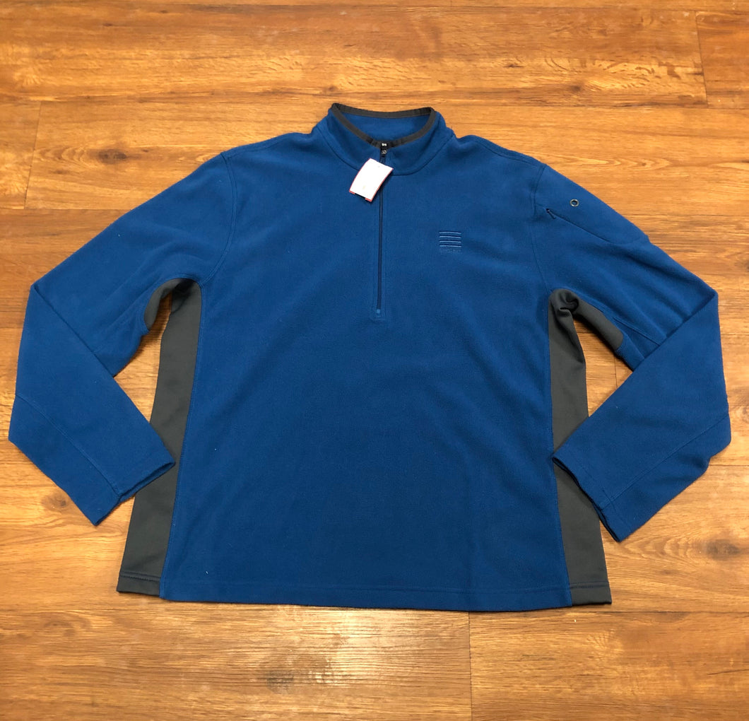 mens Size M/L Lands End 1/4 zip fleece