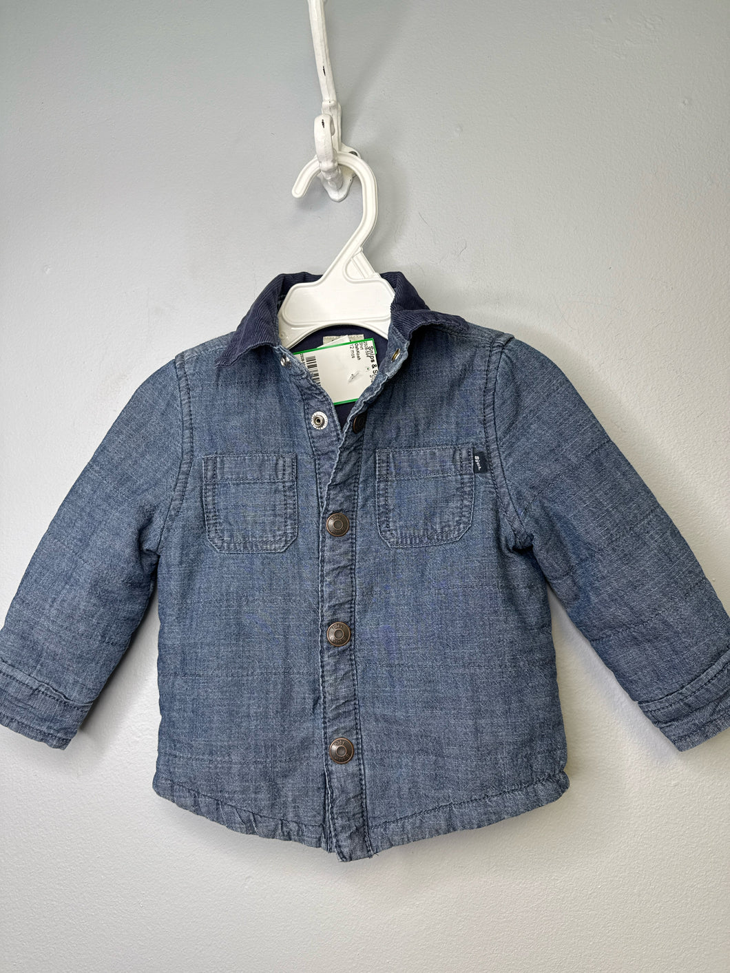 Boys 12 mos OshKosh lined  flannel