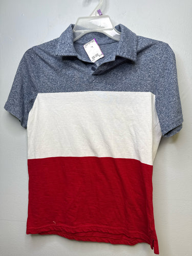 Boys L red white blue  Shirt