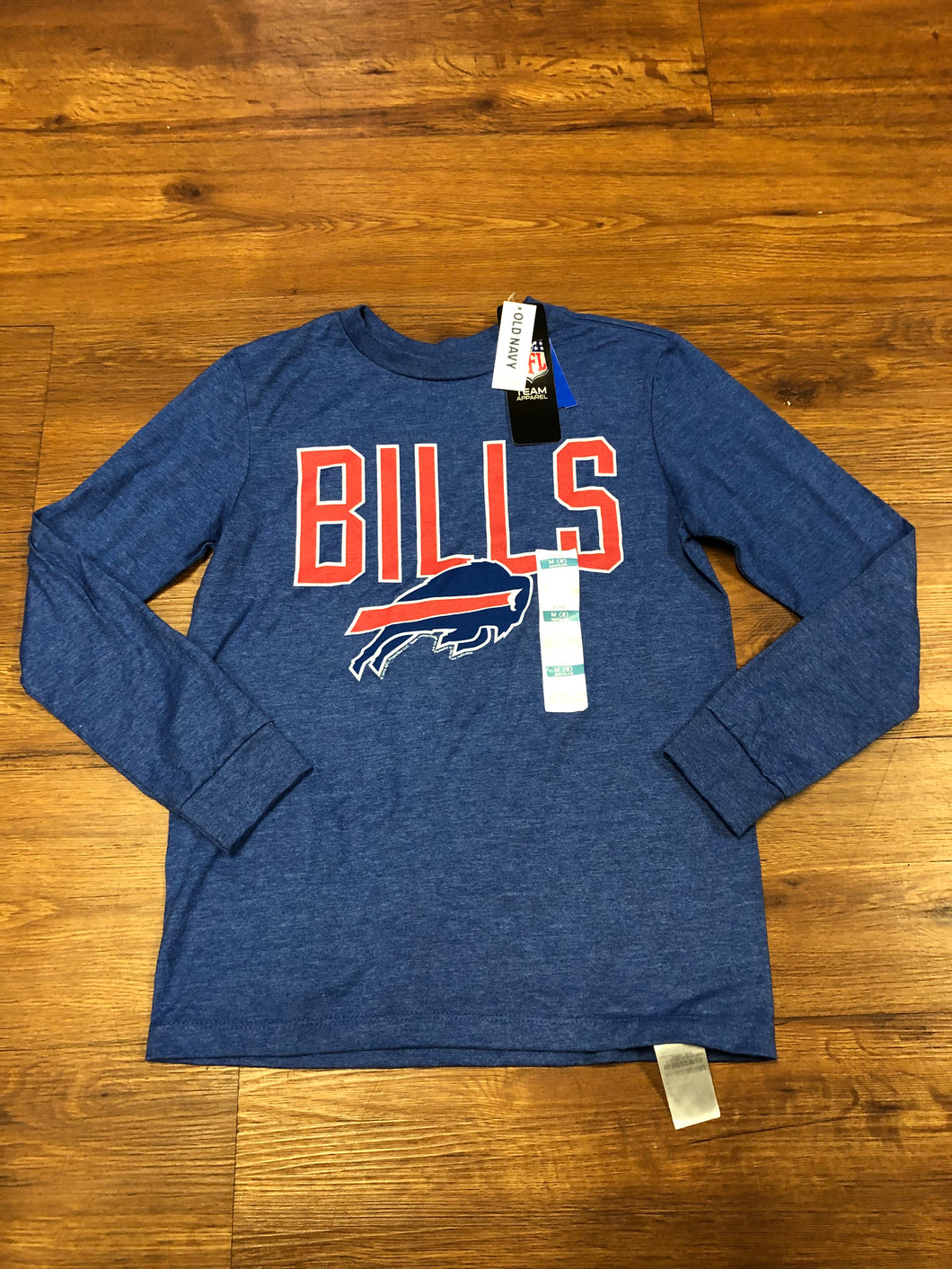 BNWT Youth Size 8 NFL Bills Long Sleeve Shirt