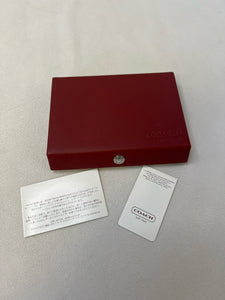 Coach cards with case