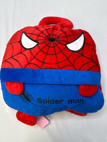 Spiderman pillow blanket