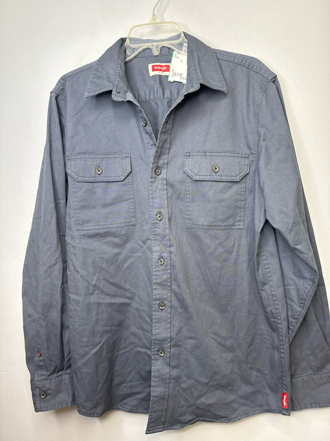 Mens Size S wrangler flannel