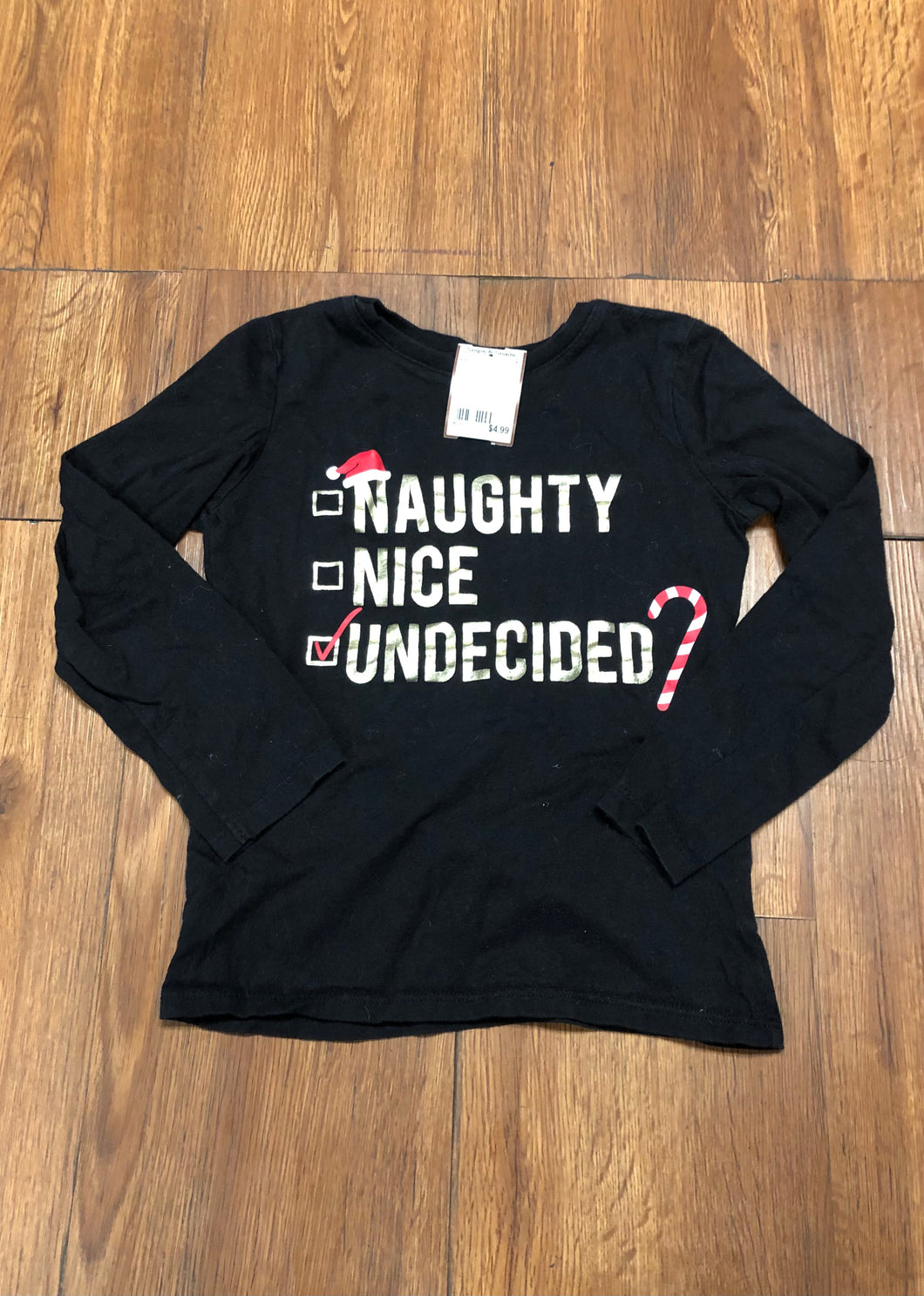 Girl's Size 5/6 TCP Christmas Long Sleeve Shirt