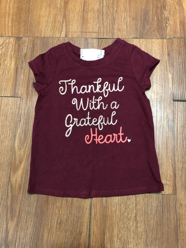 Girl's Size 2T Cat & Jack Thanksgiving Shirt