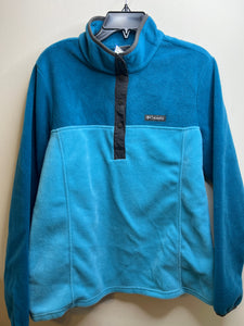 Womens Size L Columbia Blue Fleece Jacket