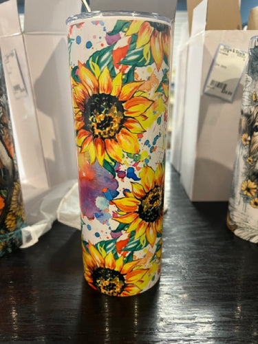 Sunflower tumbler