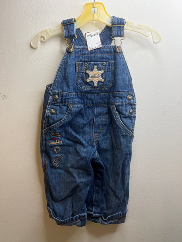 Boys 12 Months Little Sheriff Cowboy Overalls