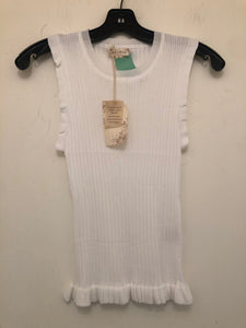 Size S Boutique sleeveless frill top