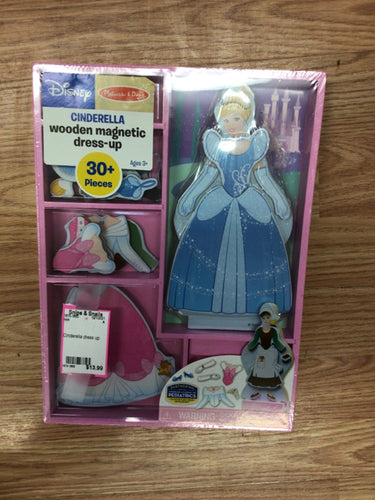 Cinderella Wooden Dress Up Magnets