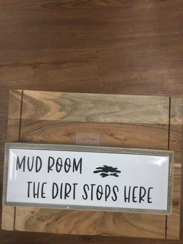 mud room plaque/ pick up only home decor