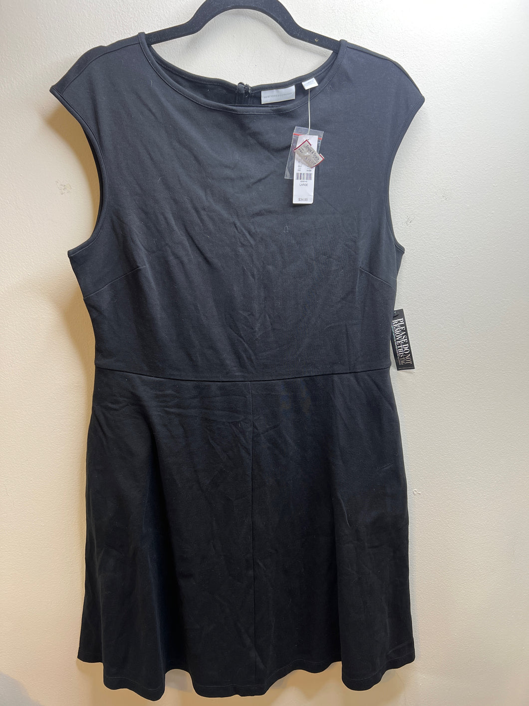 Womens Size L NY&co Black Dress BNWT – snipsonline