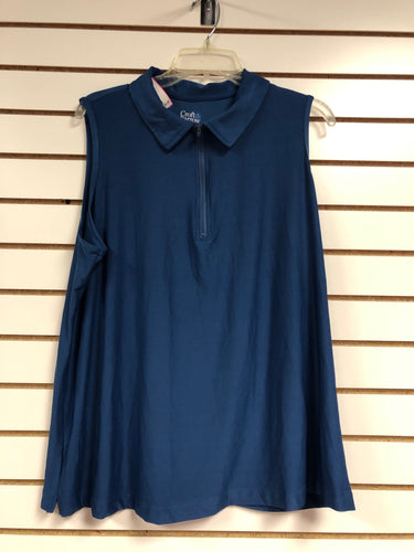 Size 1X Croft and Barrow zip-up vest