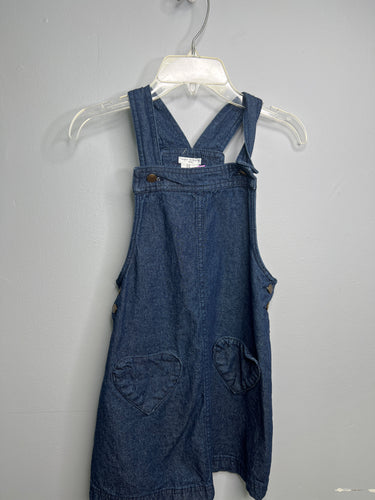 Girls size 8 Max Studio Denim Overall skirt