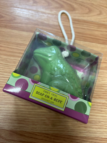 Fancy Frog Soap on a Rope