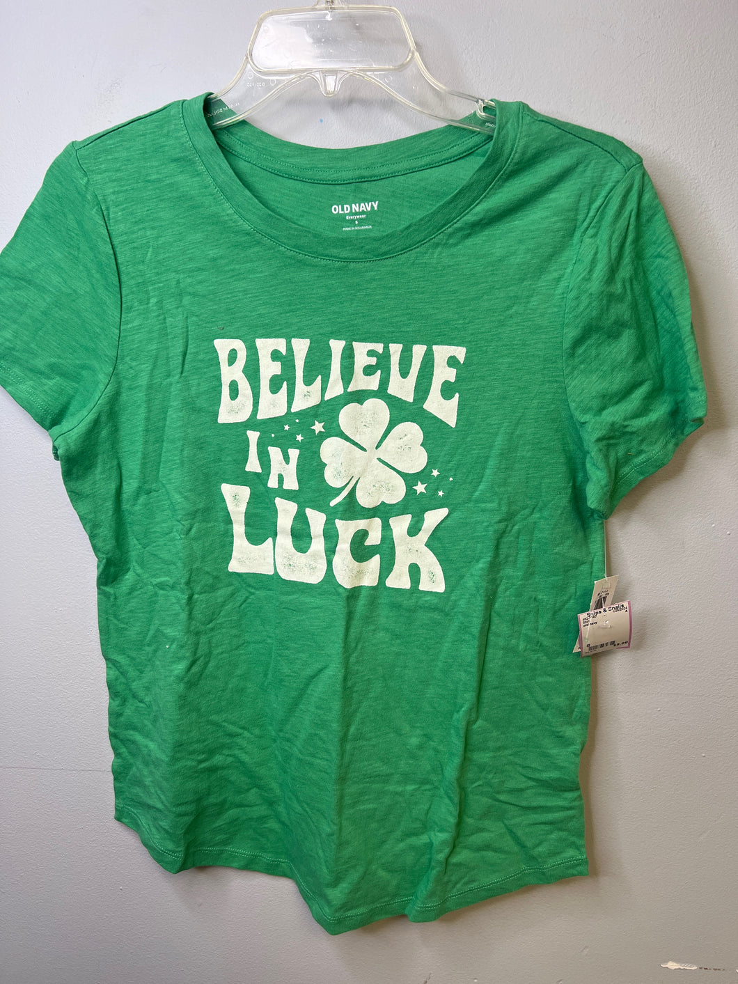 Womens Size S old navy St Patricks Shirt