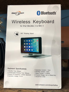 Wireless keyboard for tablet