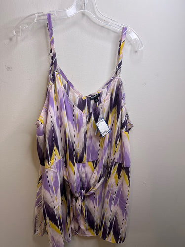 Womens Size 3 Torrid Purple/Yellow Tunic Tank BNWT