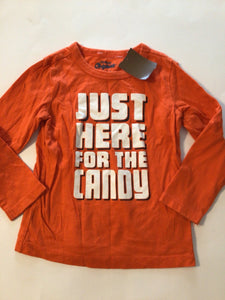 Boys size 18 month OshKosh just here for the candy Shirt