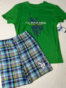 Boys 10/12 US Polo Assn Pajamas BNWT