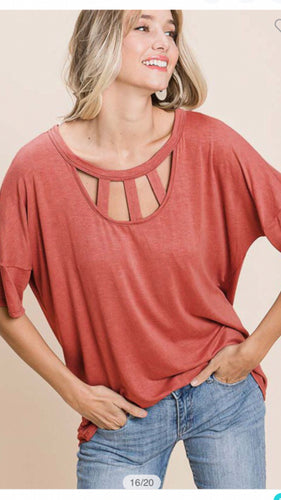 Size S short sleeve knit top-Boutique