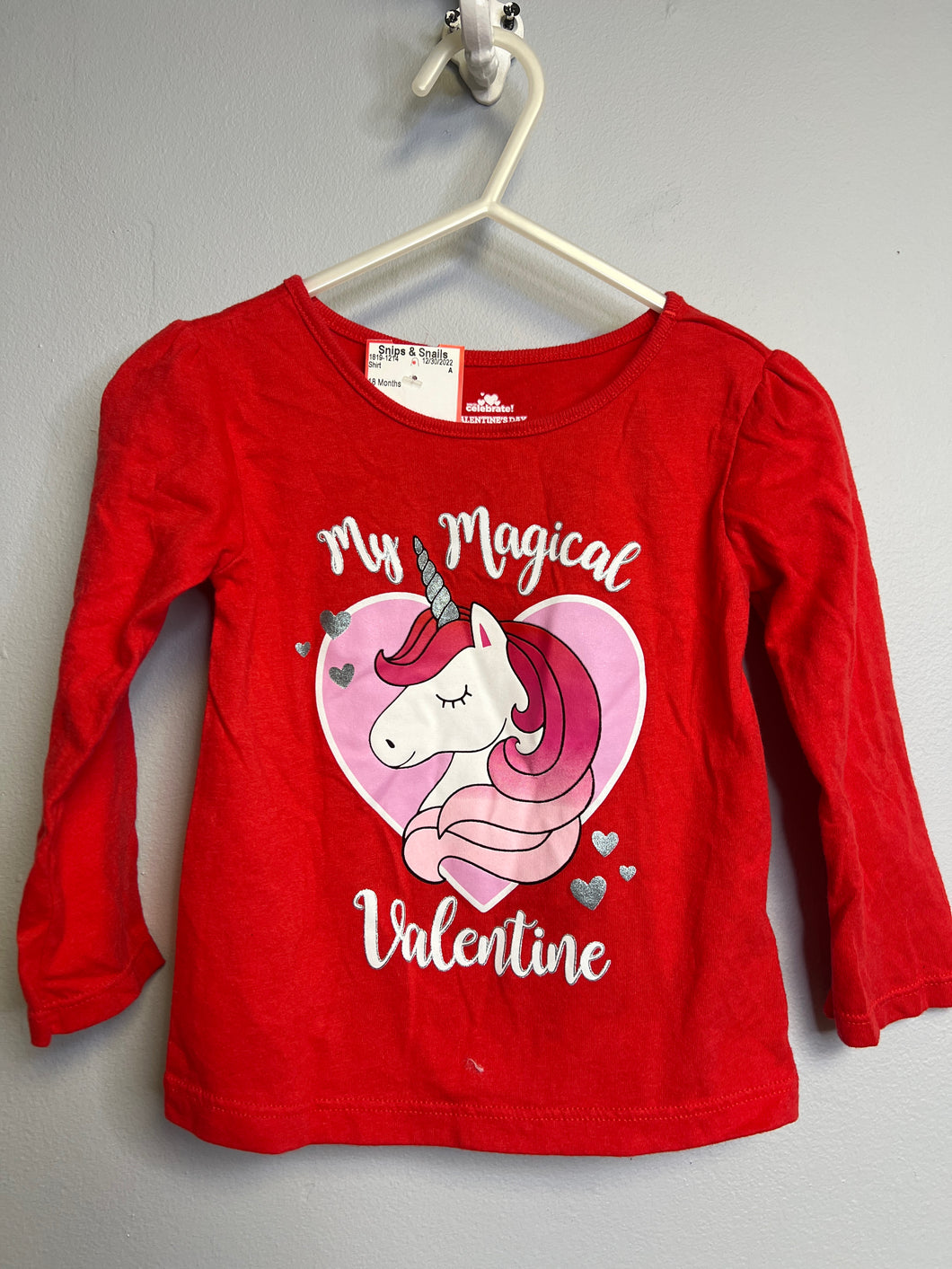Girls 18 Months Magical Valentine Shirt