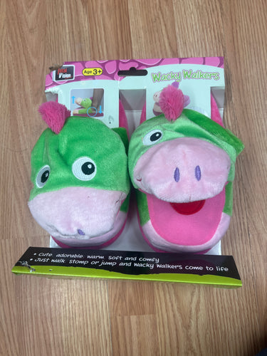 Girls Wacky Walkers Slippers