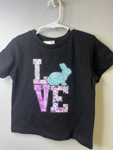Girls 4 new Easter Love Shirt