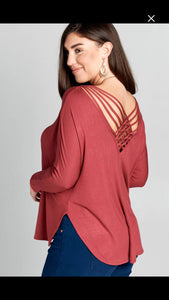 Size 2 XL boutique stappy sexy back tunic