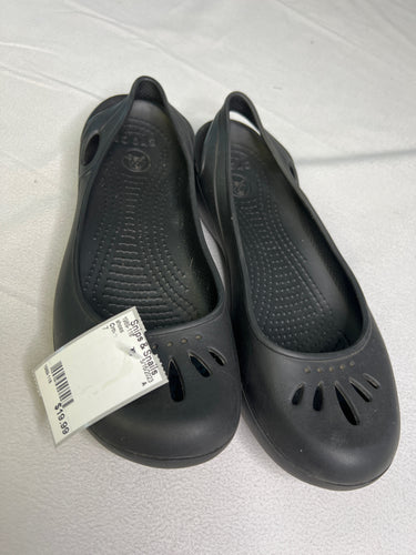 Womens Crocs Size 7 Black Flats shoes